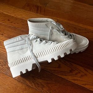 Dolce Vita white high tops. Only worn around the house once!